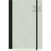 Ημερολόγιο ημερήσιο The Writing Fields Adventure 3070 14x21cm 2024 με λάστιχο flexbook ανάγλυφο εξώφυλλο Ice